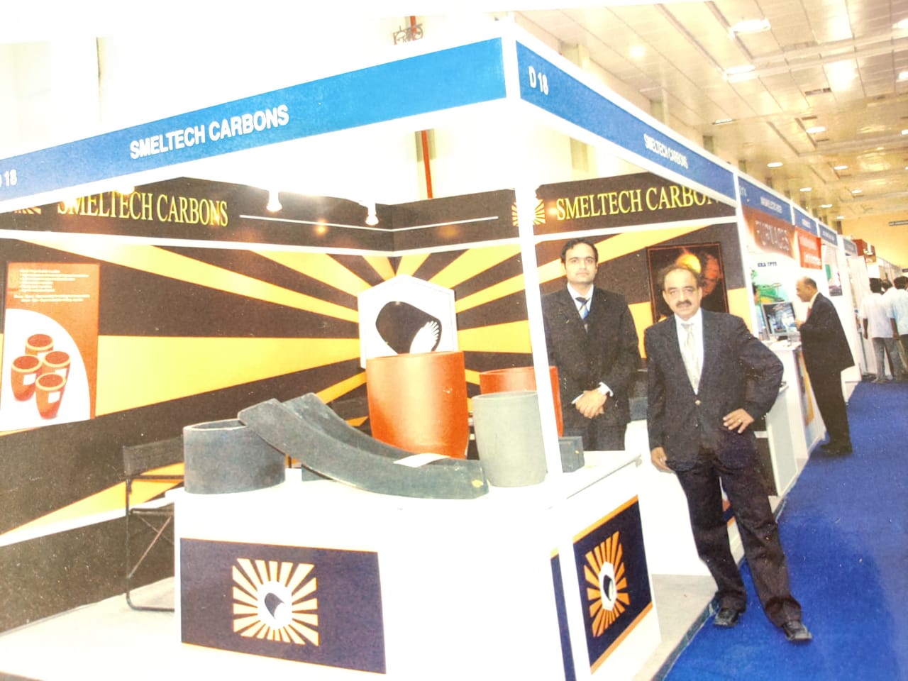 Smeltech Carbons at an international foundry exhibition